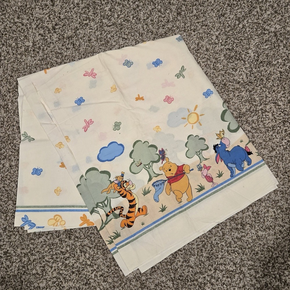 Vintage Disney Winnie the Pooh Piglet Tiger Design #8831 41" X  72" ( 2 Yards)